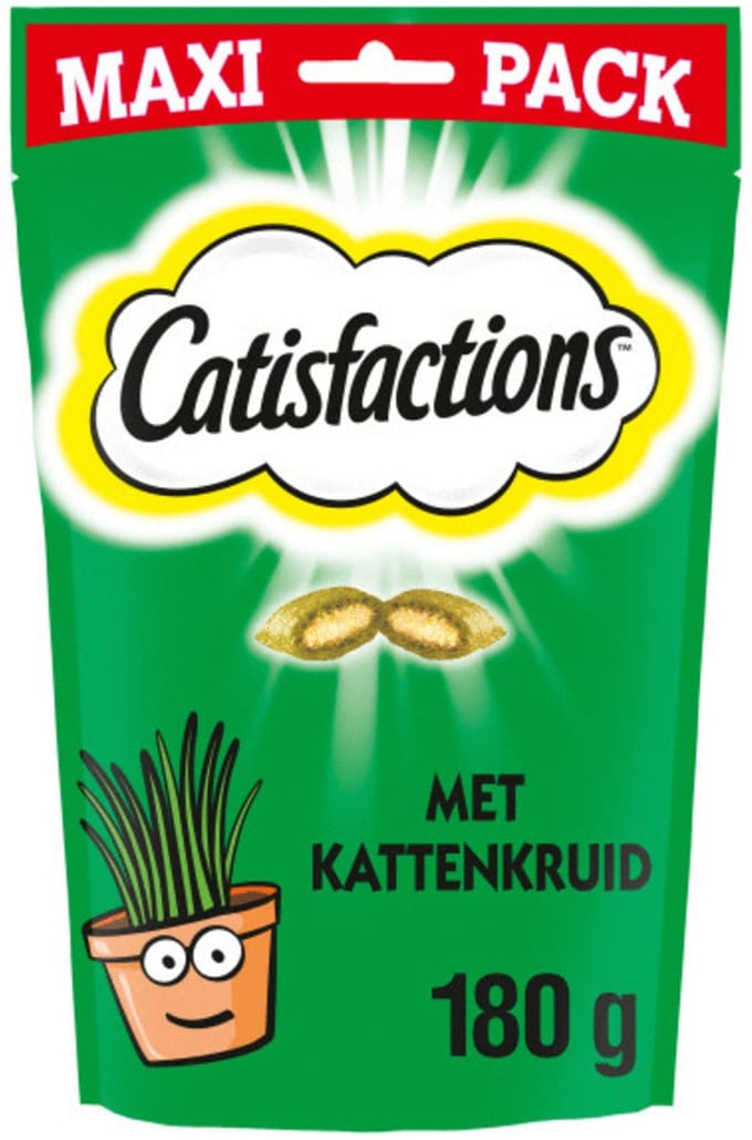 Catisfactions Catnip - Maxi Pack - Kattensnack - 180 g