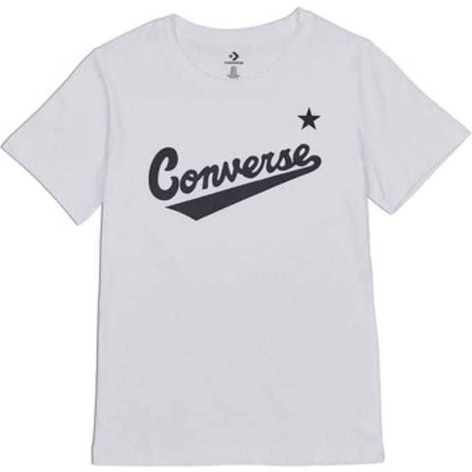 T-shirt Korte Mouw Converse Scripted Wordmark Tee