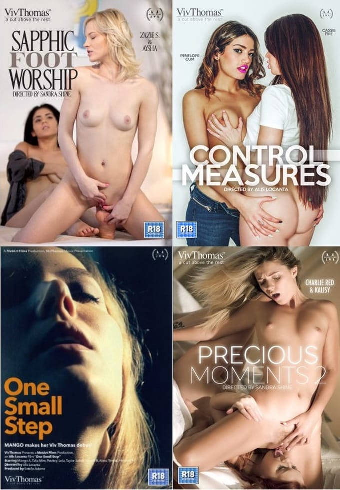 Erotische DVD - Viv Thomas -Set van 8 DVD's - Pack F