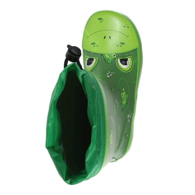 Regatta Kinderen/Kinderen Mudplay Jnr Frog Square Wellington Boots (Kikkergroen)
