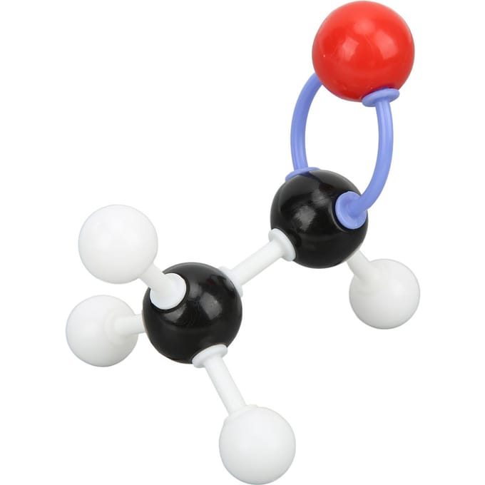 Chemisch Atoomstructuurmodel Middelbare Schoolleerlingen Tekening Moleculaire Structuur Tutorial white