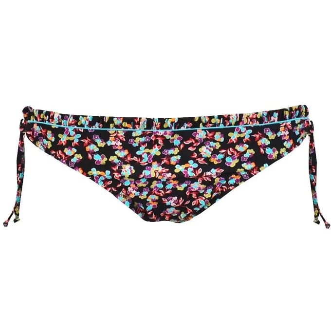 Zijde bikini broekje met knoop vrouw Red Point Alba
