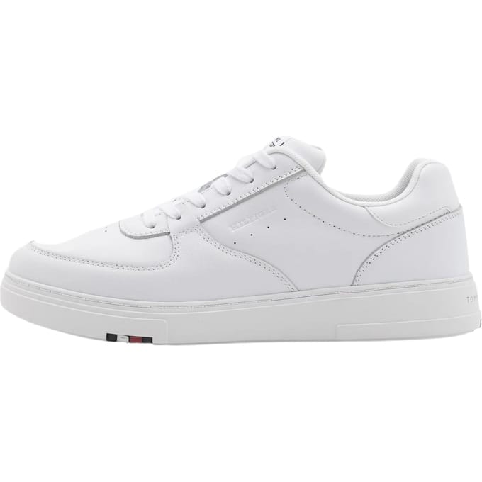 Tommy Hilfiger Modern Cup Corporate LTH heren sneaker schoenen wit 46 white