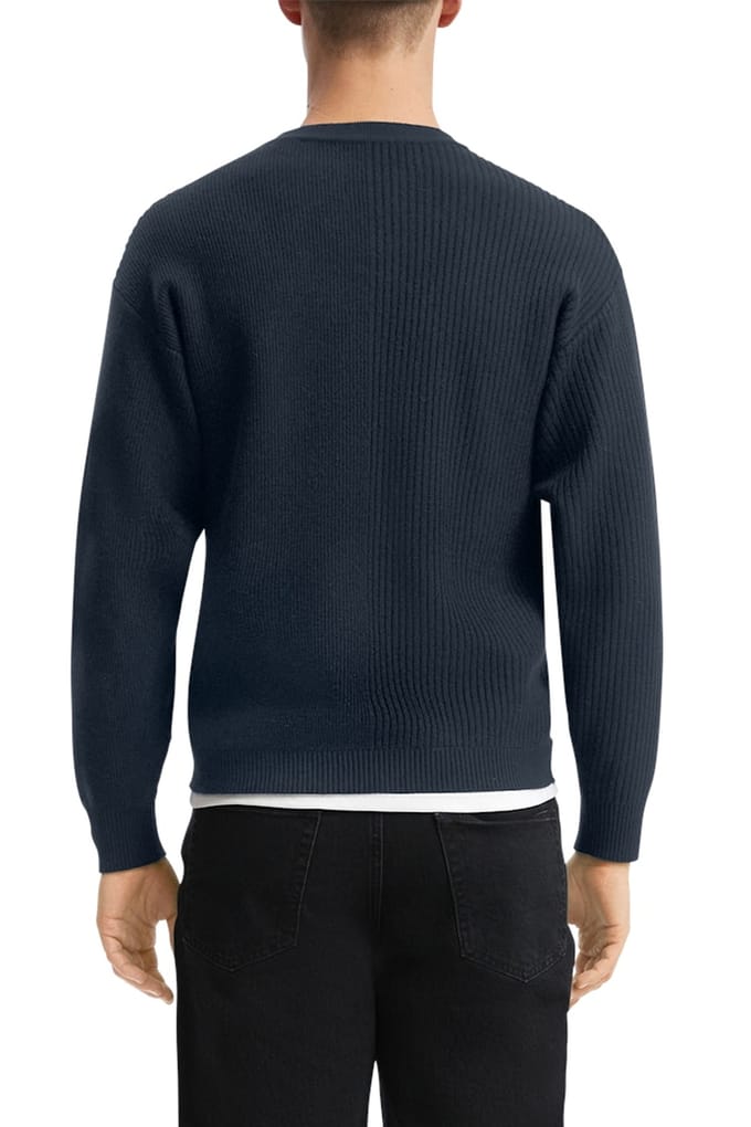 s.Oliver -qs Pullover Marine Maat: S | Sweaters Outlet | Heren | Blauw
