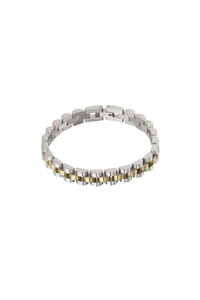 Yehwang armband - Classy link - Goud en Zilverkleurig - Stainless steel
