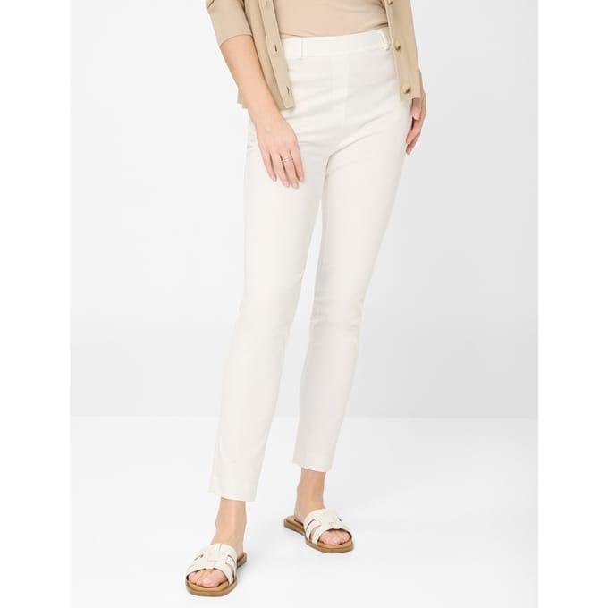 Raphaela by Brax Dames Broek  Style LILLYTH OFFWHITE, crèmewit, maat 50