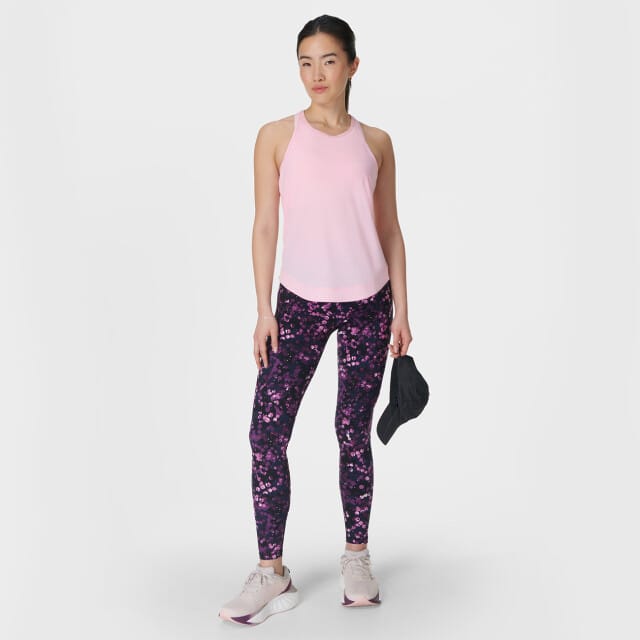 Sweaty Betty Breathe Easy Run Tank Top ROZE - Maat L