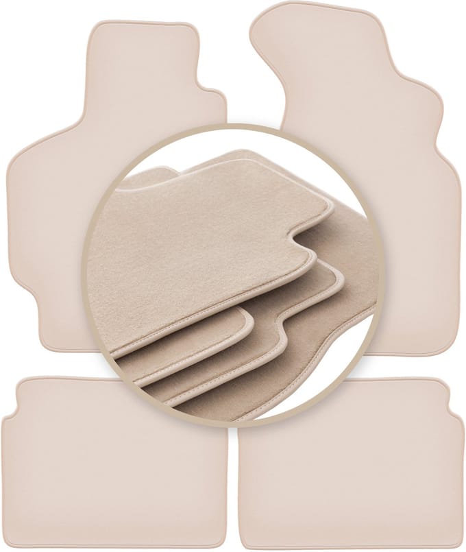 PREMIUM beige matten voor: Toyota Celica V cabrio, coupé, liftback 1989-1993