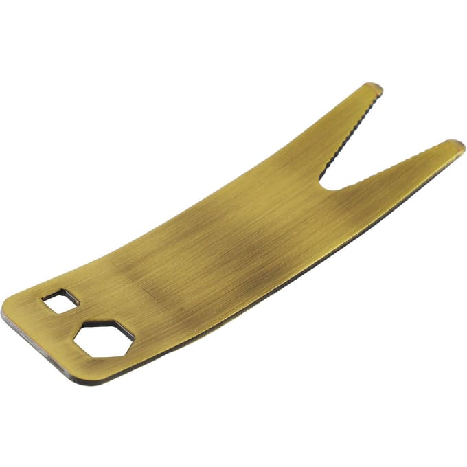 Gitaar Bas Multi Tool Moersleutel Multifunctionele Bas Multi Tool Sleutel voor Knop Onderhoud 10cm brons