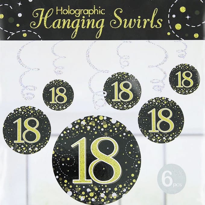 Oaktree - Swirls Sparkling zwart goud - 18 jaar