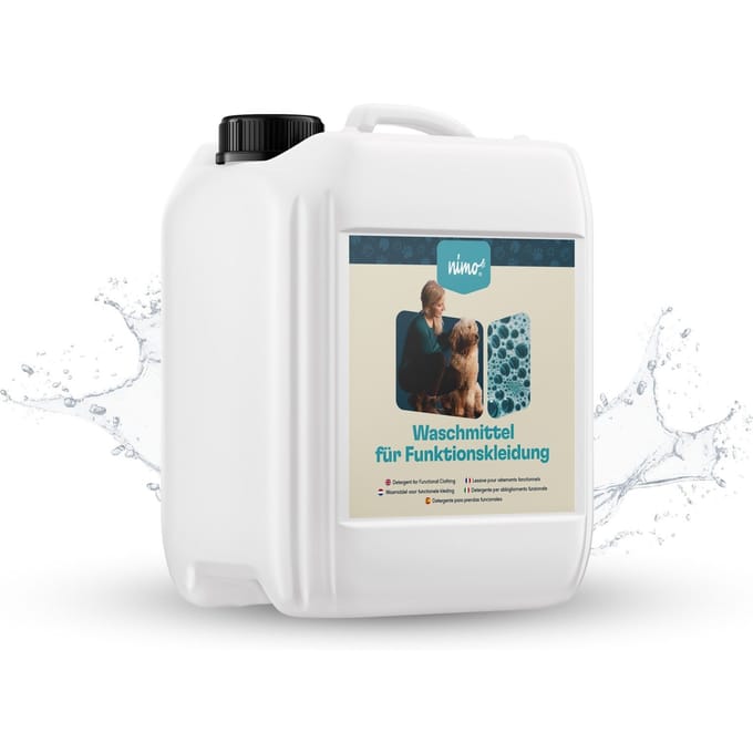 nimo® wasmiddel voor functionele kleding • reinigt betrouwbaar zonder geur- en kleurstoffen 5