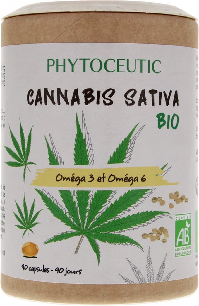 Phytoceutic Cannabis Sativa Organic 90 Capsules
