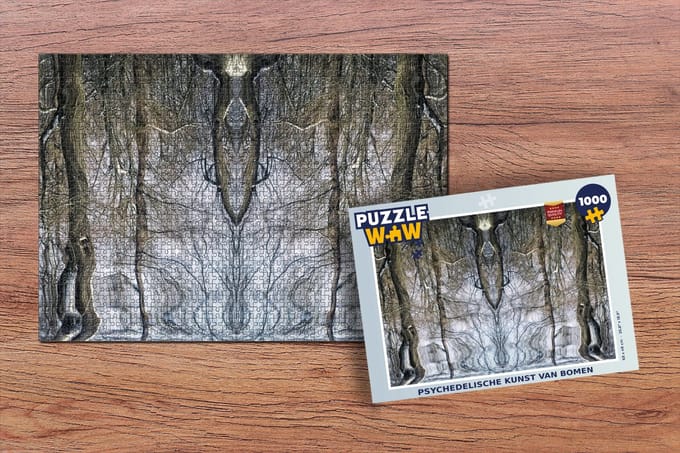 Puzzel Boom - Kunst - Psychedelisch - Legpuzzel - Puzzel 1000 stukjes volwassenen