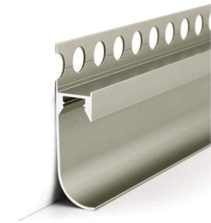 2M Grijs aluminium profiel voor LED-lint