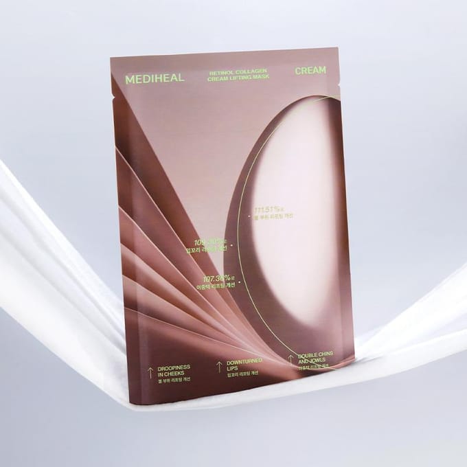 [MEDIHEAL] Retinol Collageen Crème Liftend Masker 30ml*4EA gray