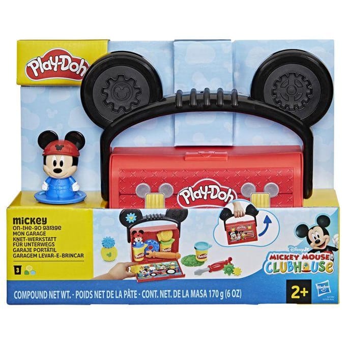 Hasbro Play-Doh Disney Jr On the go Garage Speelset Klei