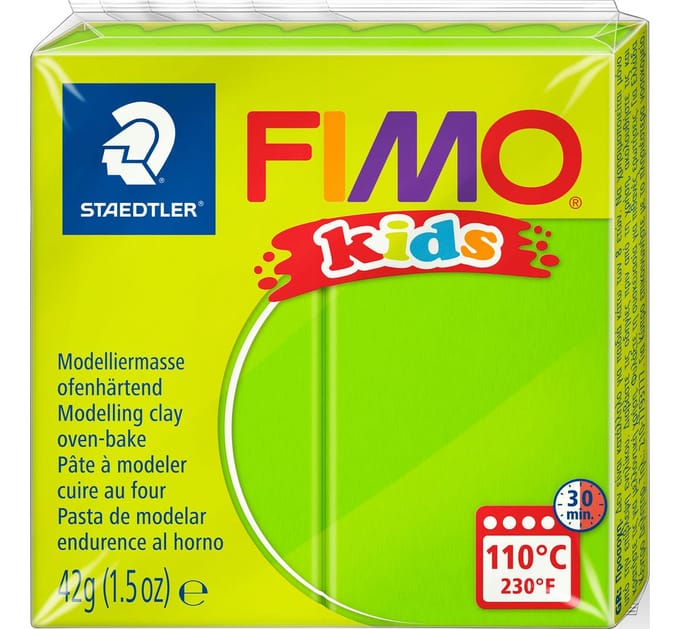 Fimo Kids boetseerklei 42g lichtgroen Klei
