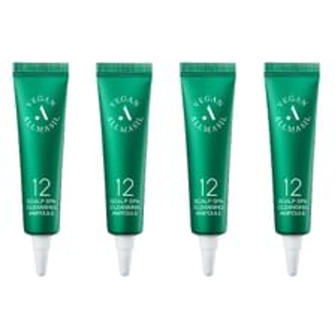 MASIL - ALLMASIL Vegan 12 Scalp Spa Cleansing Ampoule Set 15ml x 4 pcs
