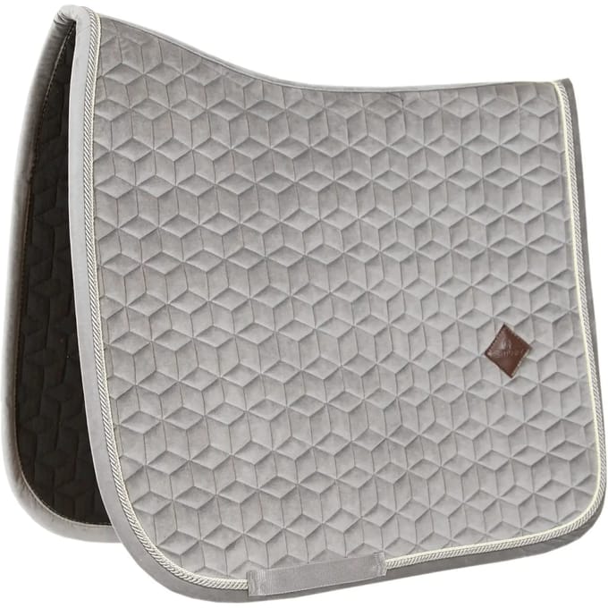 Kentucky Horsewear - Zadeldek Basic Velvet - Lichtbruin