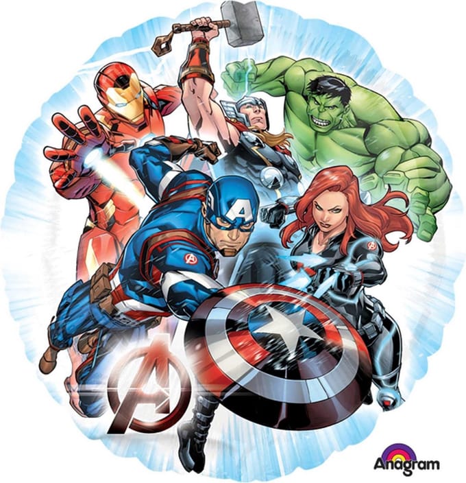 Avengers™ ballon 43 cm - Feestdecoratievoorwerp