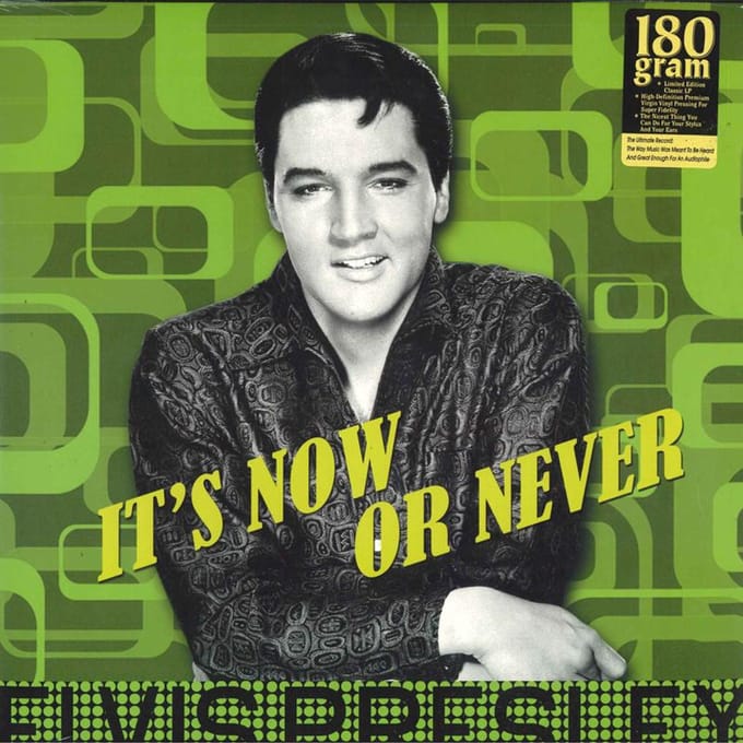LP Plaat ELVIS PRESLEY - It's Now Or Never ELV310 DOM Disques 2017 Europa Rock gray