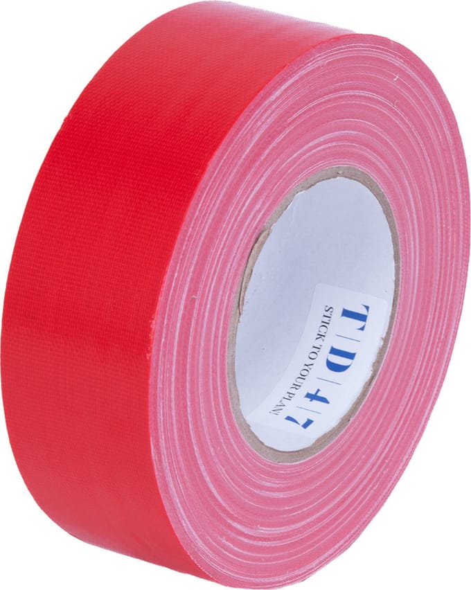 TD47 Gaffa Tape 50mm x 50m Rood