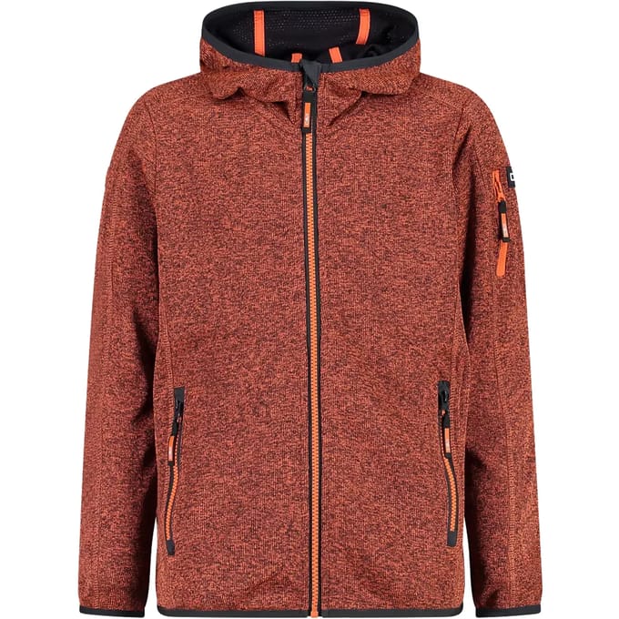Gevoerde hoodie met rits voor kinderen CMP