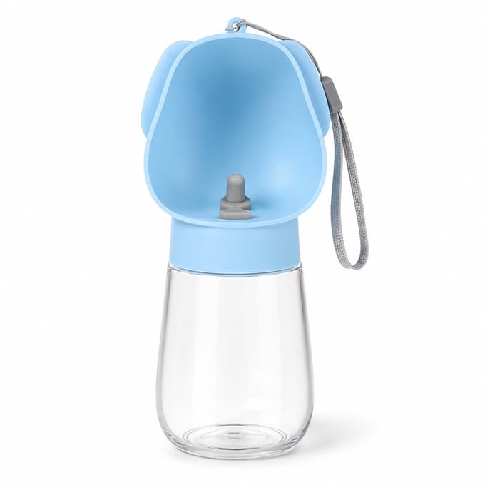 VHV - Honden Drinkfles - Compacte Waterdispenser met Drinkbak - Voor Hiking