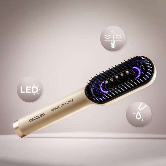 Cecotec Haircare Revitalize Little Borstel Zilver