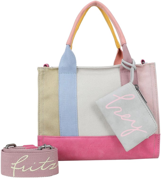 Fritzi aus Preußen handtas schoudertas Izzy09 Limited Canvas Crossbody Multi roze