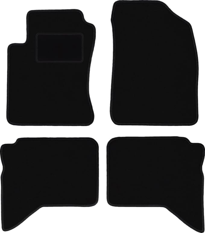 Zwarte veloursmatten voor: Daihatsu Terios II SUV (2006-)