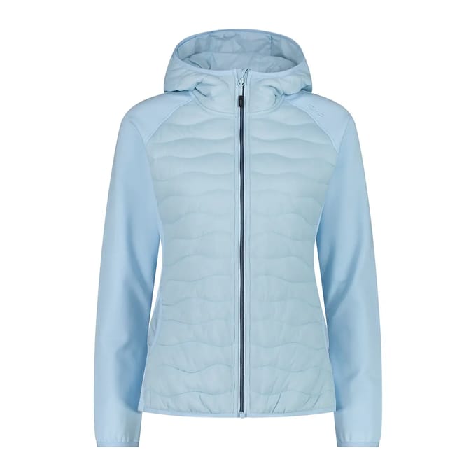 Cmp Hybrid Fix Hood 32e2136 Softshelljack Blauw L Vrouw