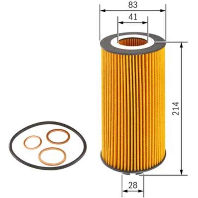 Oliefilter BOSCH F 026 407 026