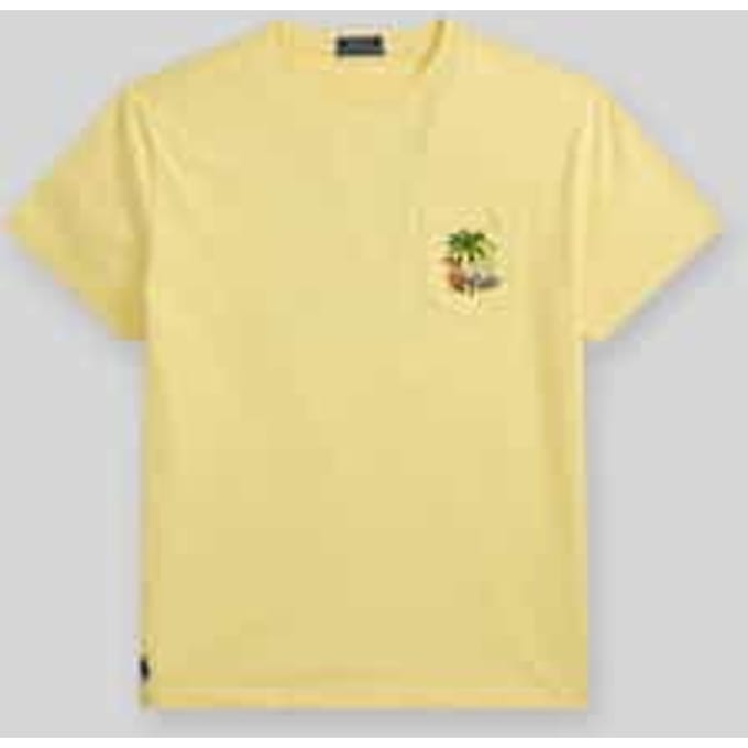 regular fit T-shirt van puur katoen met print aan de achterkant
