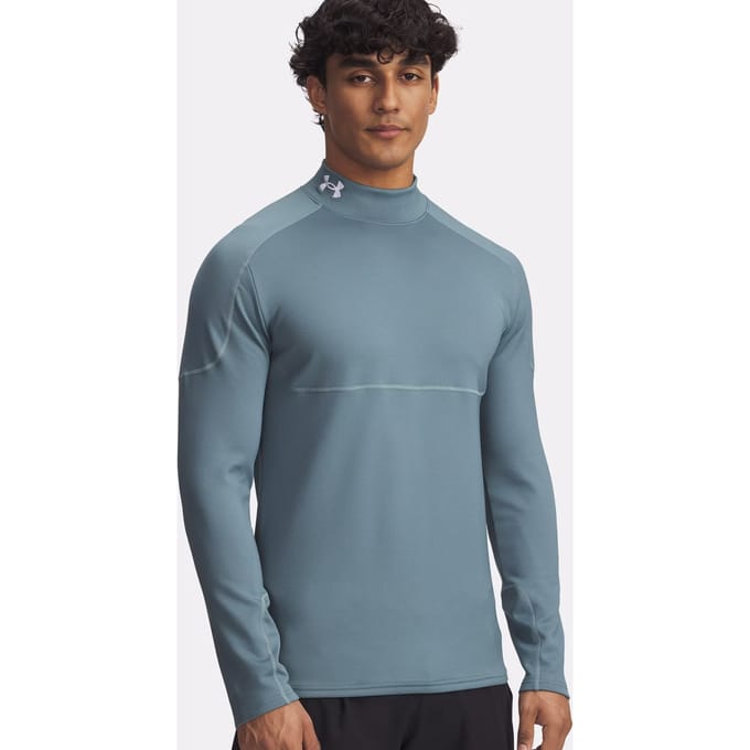Under Armour Cold Weather Grid Longsleeve Heren-Blaugrau