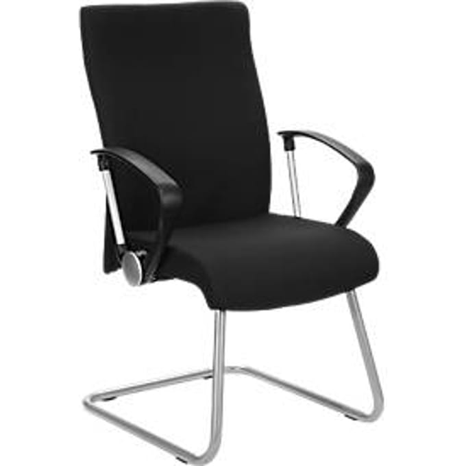 Sledestoel Neo, aluminium zilver/zwart/zwart