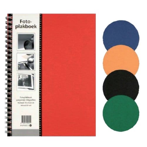 Plakboek papyrus 215x160mm 40 vel assorti
