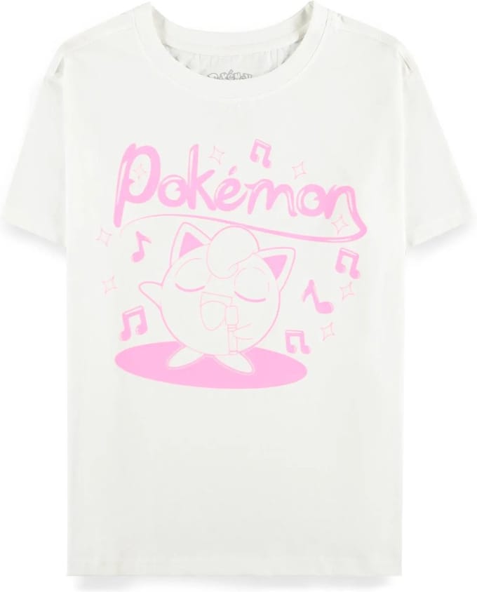 Pokémon - Jigglypuff Sing Dames T-shirt - XL - Grijs