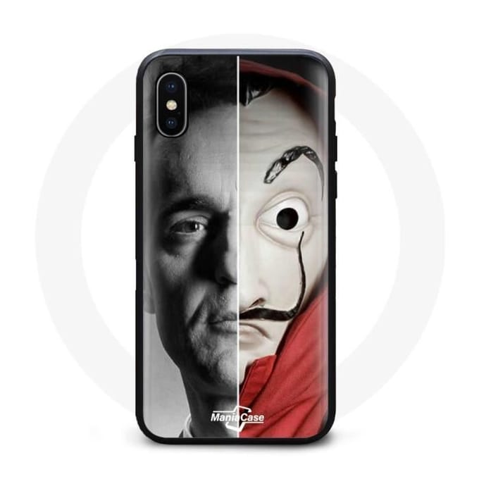 Coque - La Casa De Papel - Iphone XS Max - Souple - Noir - Mixte
