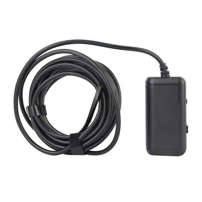 0,2 inch 5MP IP67 6 LED's WiFi Endoscoop Boroscoop Inspectiecamera voor IOS / Android Smartphones black