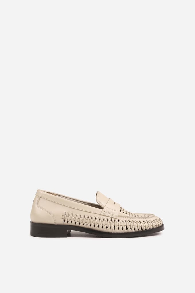 Bronx Zur-ii Low Shoe Off White/black Größe: 42 | Loafer Outlet | Damen | Weiß