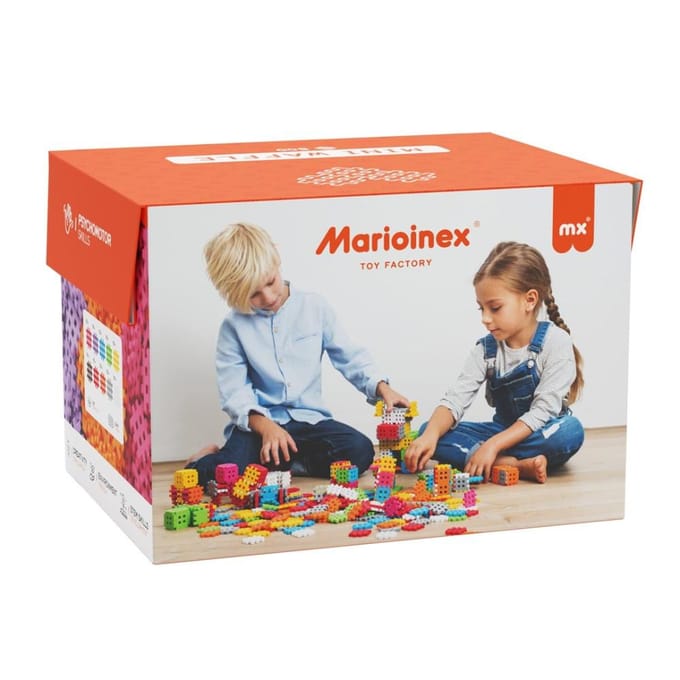 Mini wafel blokken 500 stuks - Marioinex - vanaf 24 maanden