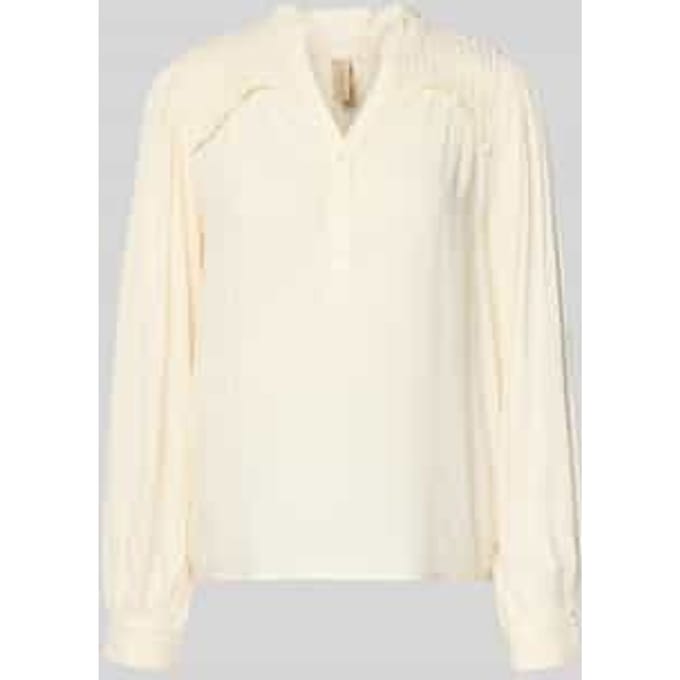 Relaxed fit blouse van pure viscose, model 'Radia'