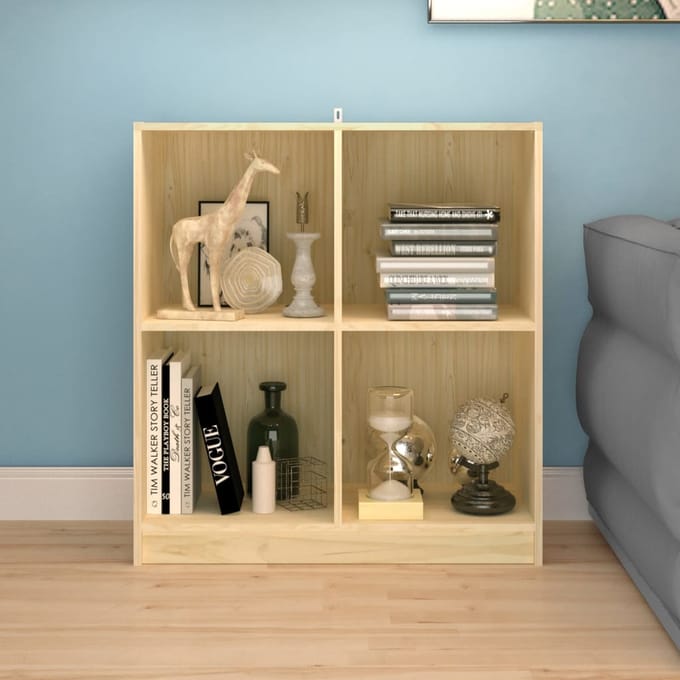 vidaXL - Dressoir - 70x33x76 - cm - massief - grenenhout