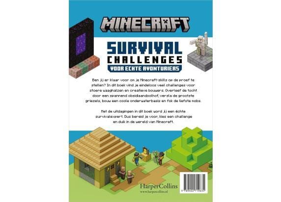 Minecraft Survival Challenges Kleurboeken
