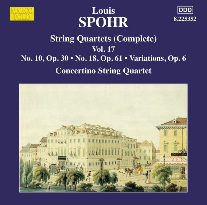 Moscow Philharmonic Concertino String Quartet - String Quartets Vol 17 (Nos. 10 And 18, Variations (CD)