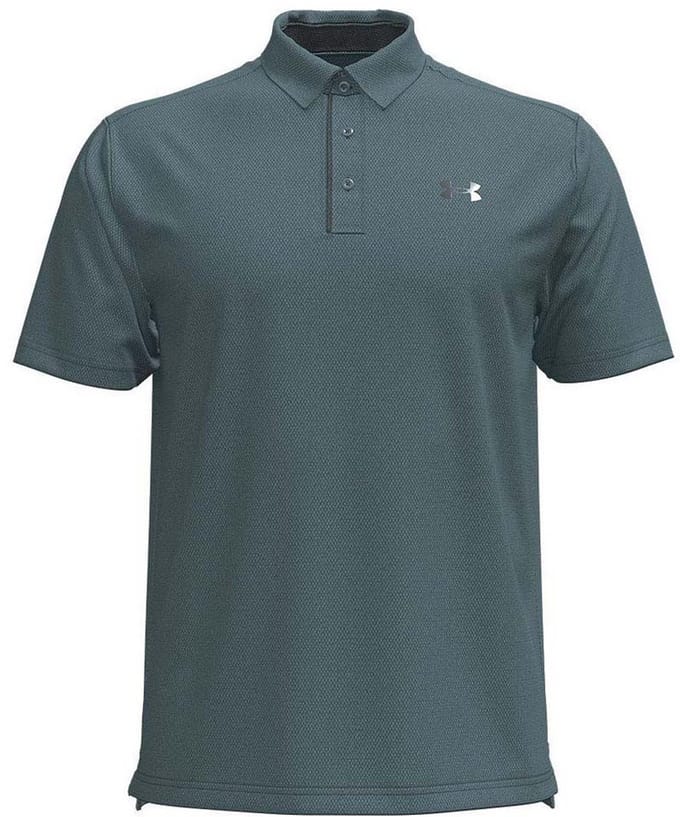 Under Armour Golf Tech Korte Mouw Poloshirt Blauw XS Man