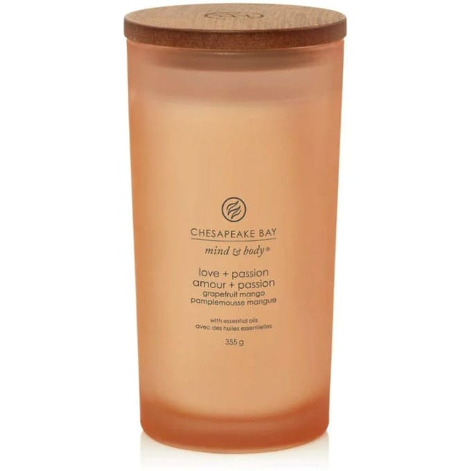 Chesapeake Bay Love & Passion - Grapefruit Mango Grote Geurkaars - 70 branduren