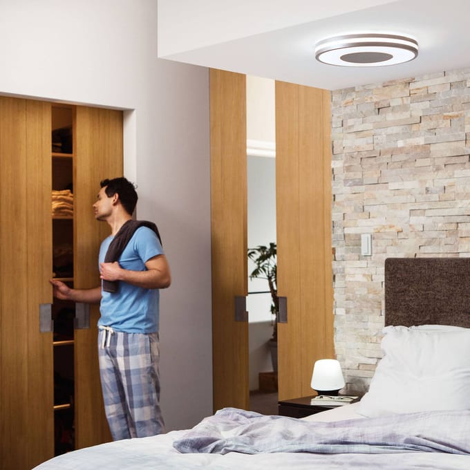 Philips Hue White Ambiance Being plafondlamp alu