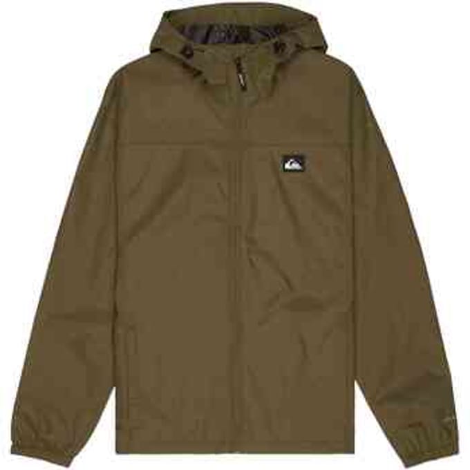 Quiksilver Overcast 3k Tape Parka Groen S Man